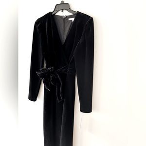 NWT Antonio Melani black velvet cocktail dress